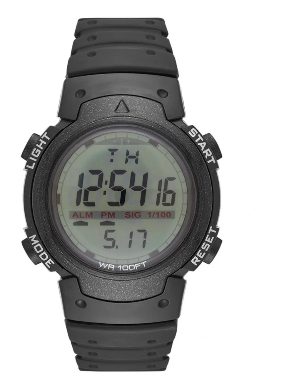 George Men's Black Digital Alarm-Stopwatch Watches - Lot of 2